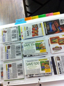 Step two, coupons. 